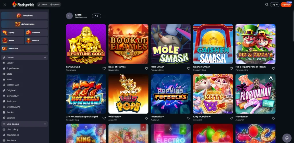 blazing-wildz-lobby-3